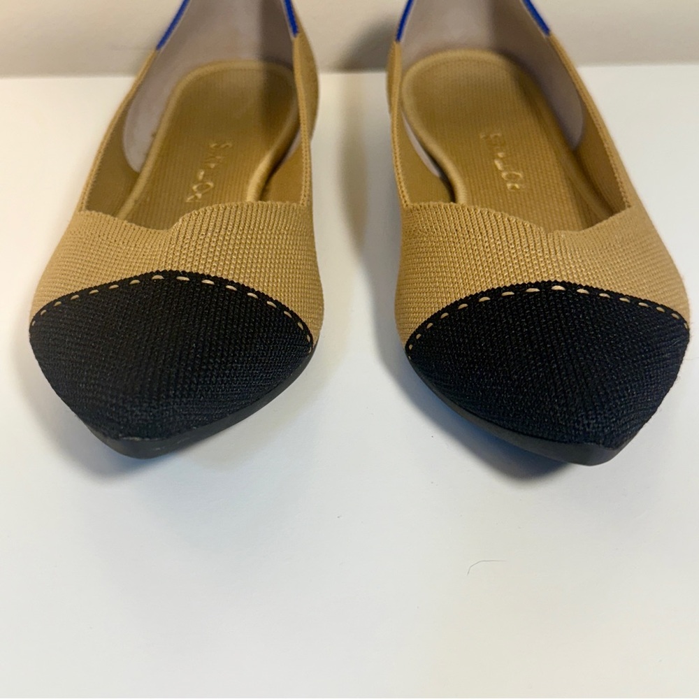 Rothy’s Camel Cap Toe Flats - Picture 6 of 15